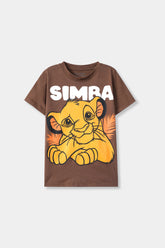 Boys Brown Simba Tee